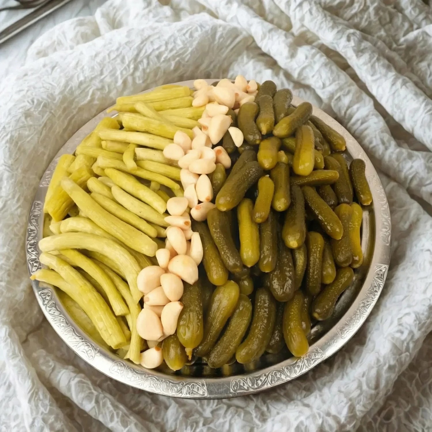 Acur + Kornişon Karışık Turşusu 5 Litre Yeni Mahsul Ev Yapımı