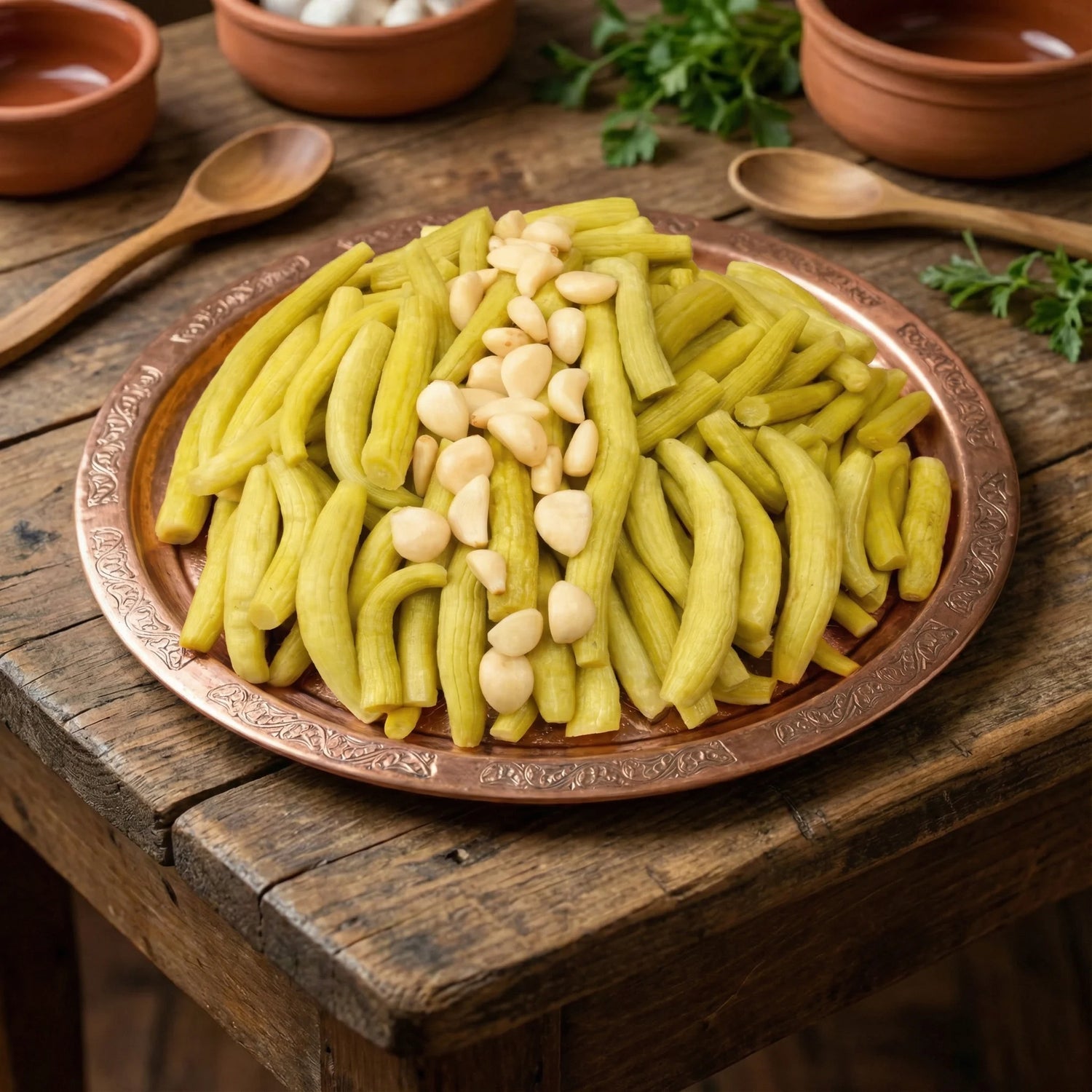 Acur Turşusu 1000cc Cam Kavanoz – Gaziantep Usulü, Doğal & Katkısız