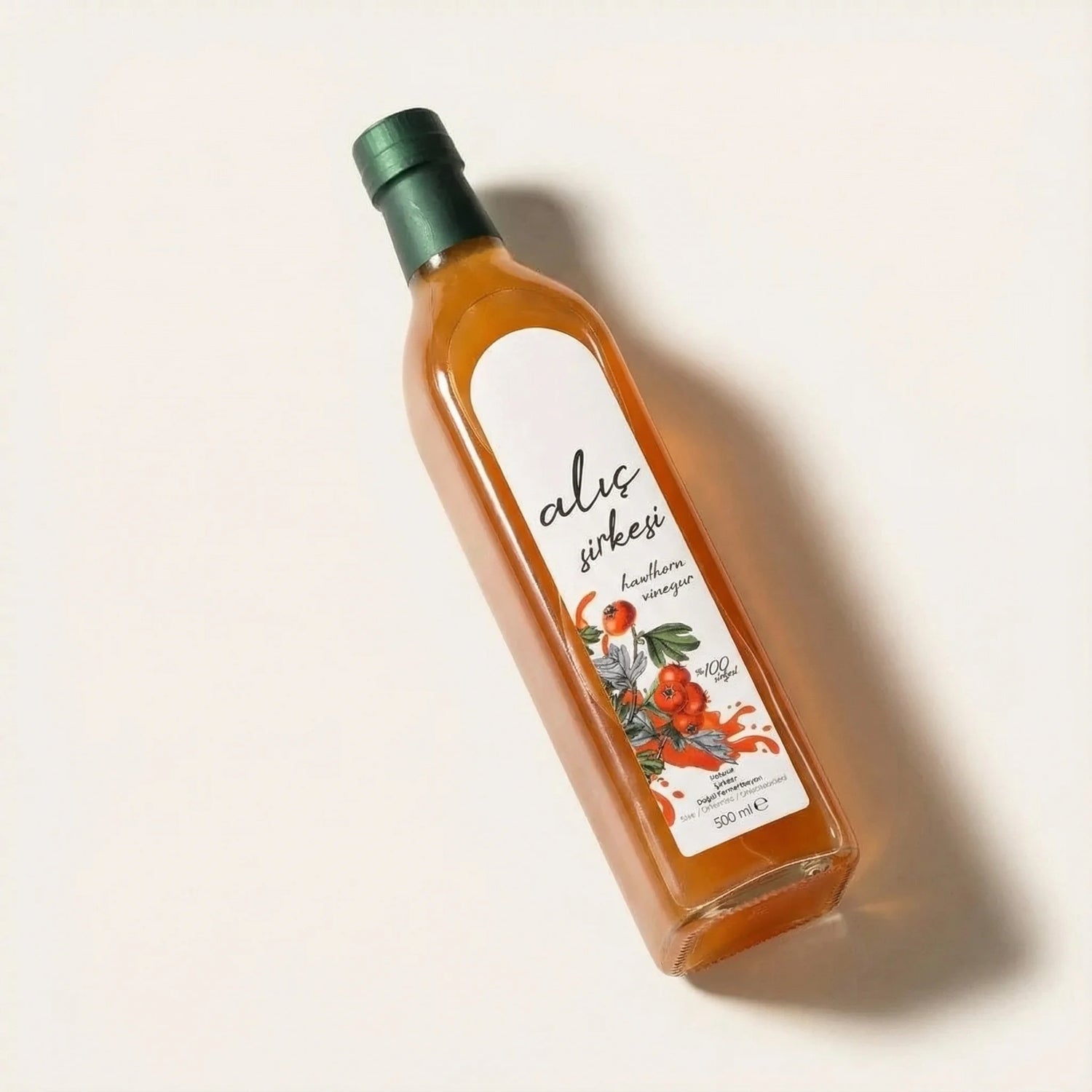 Alıç Sirkesi 500 ml – Doğal, Katkısız ve Geleneksel Üretim