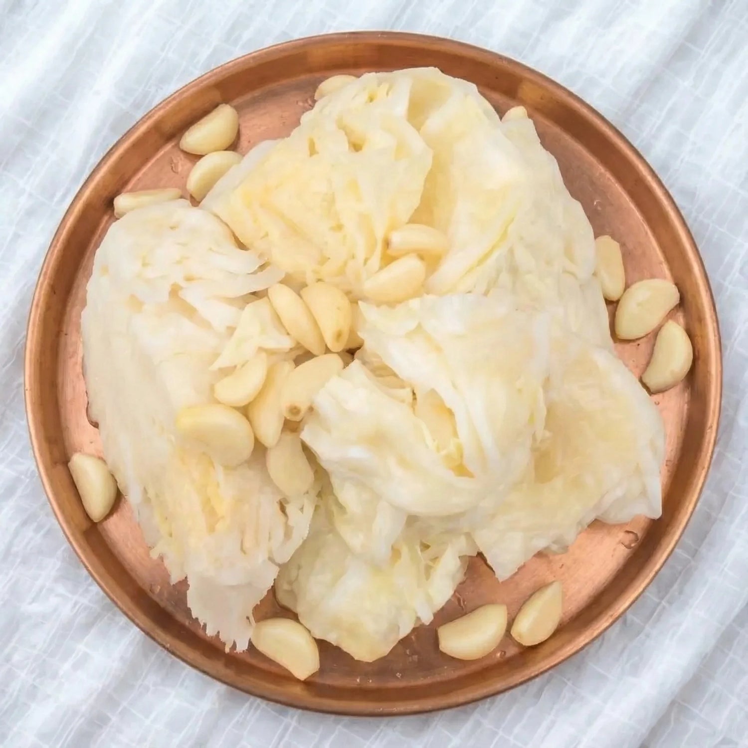 Acılı Beyaz Lahana Turşusu 5 Litre Kavanoz – Gaziantep Usulü, Doğal & Katkısız