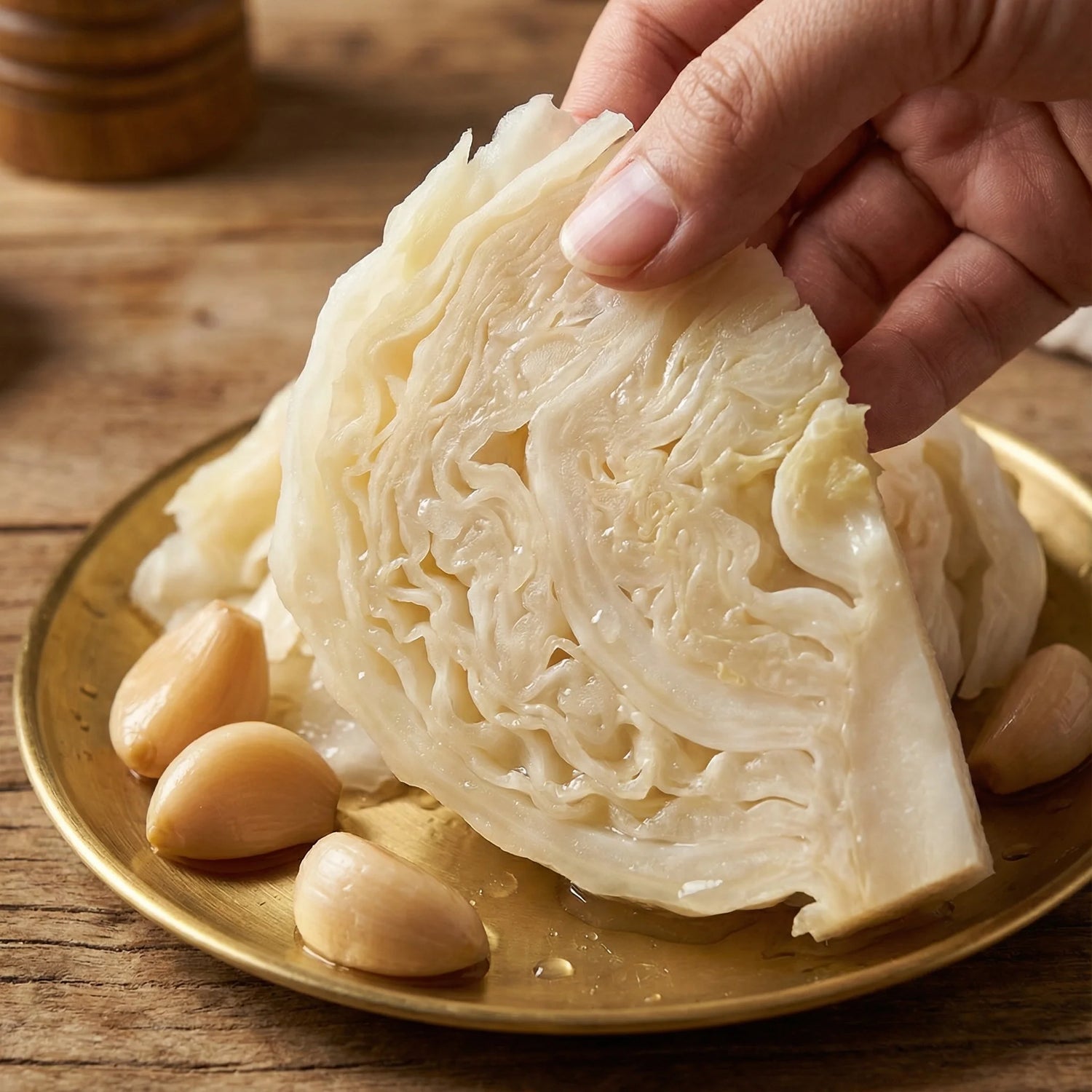 Beyaz Lahana Turşusu 1000cc Cam Kavanoz – Ev Yapımı Antep Usulü