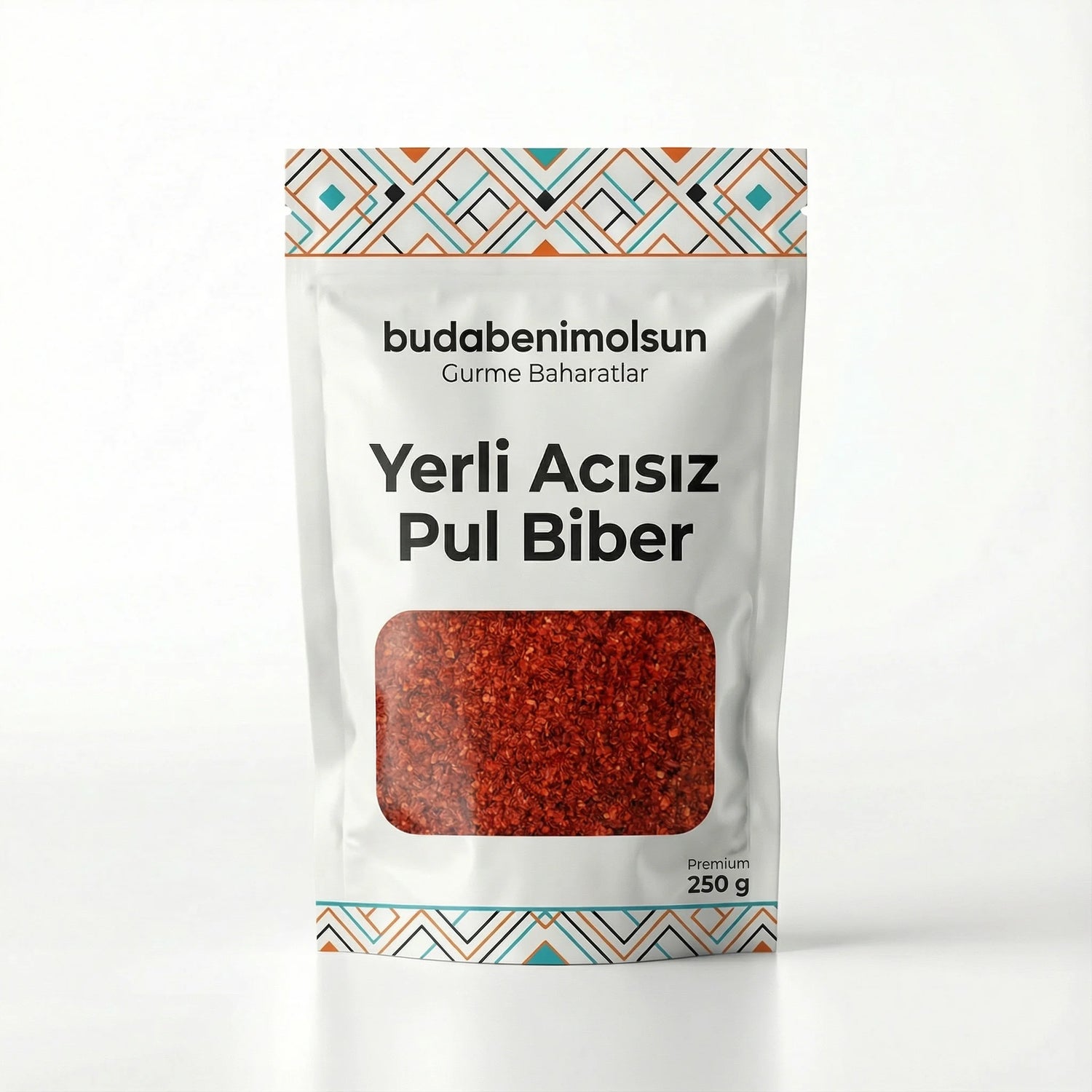 Yerli Acısız Pul Biber 250g – Gaziantep Usulü, Doğal ve Katkısız