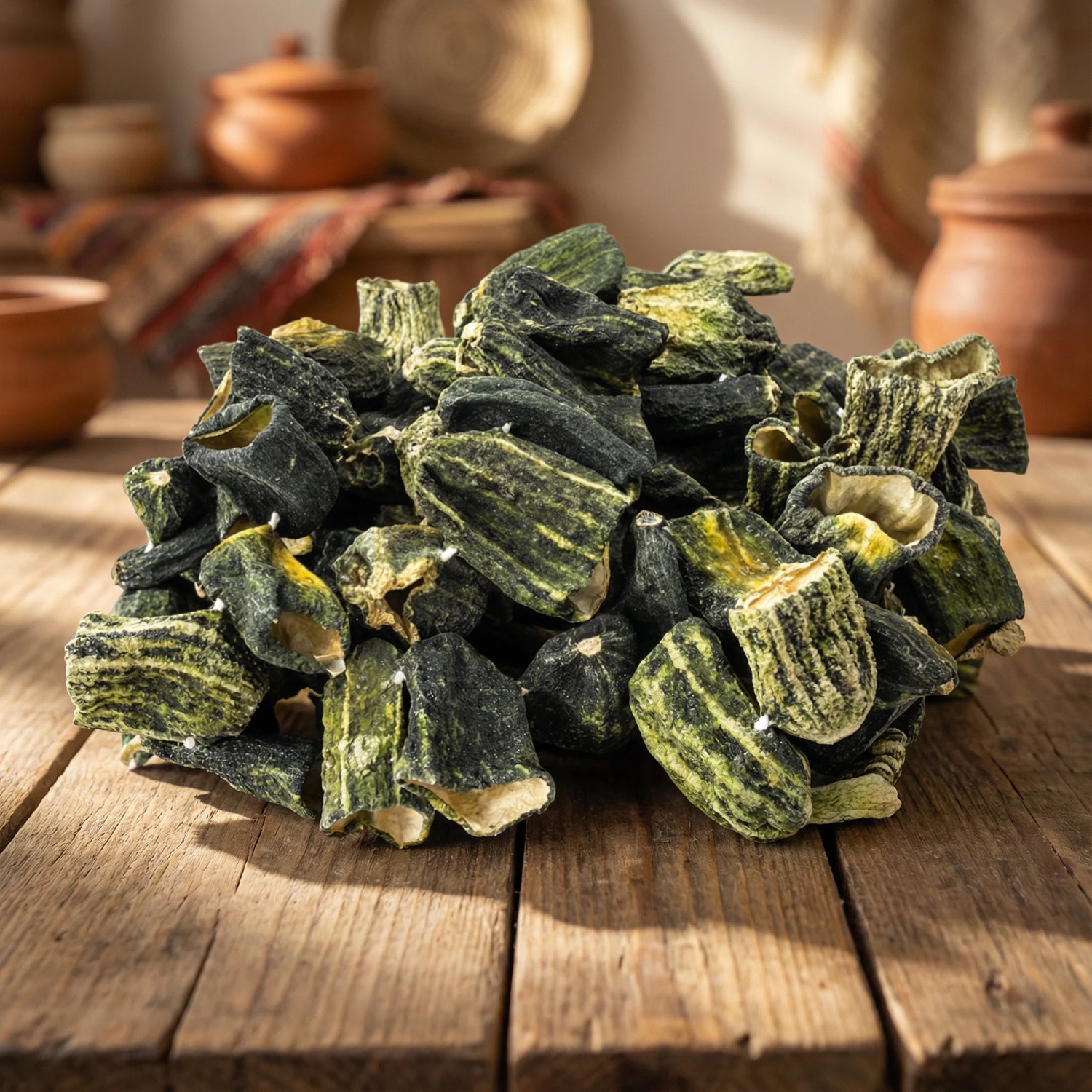 Acur Kurusu Dolmalık – 1 Bağ (50 Adet) | Antep Usulü Güneşte Kurutma