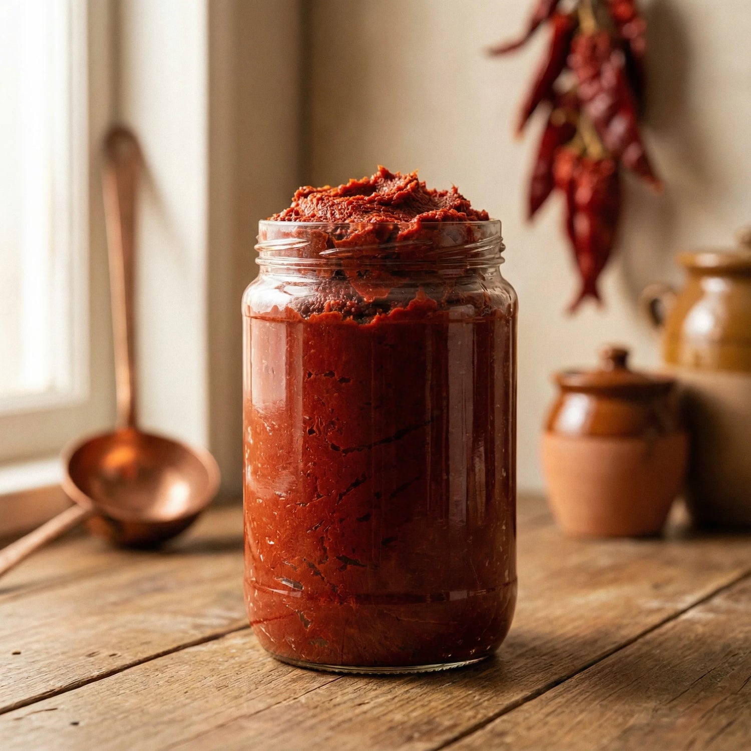 Gaziantep Karışık Salça (Tatlı Biber + Domates) | Gün Kurusu, Katkısız ve Ev Yapımı