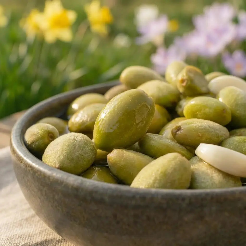 Antep Usulü Badem Çağlası Turşusu (Ev Yapımı)