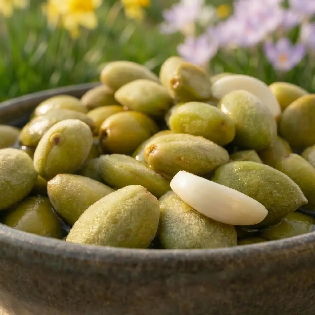 Antep Usulü Badem Çağlası Turşusu (Ev Yapımı)