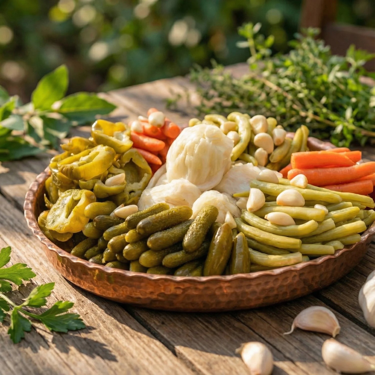 Acılı Karışık Turşu 5'Litre Kavanoz Yeni Mahsul