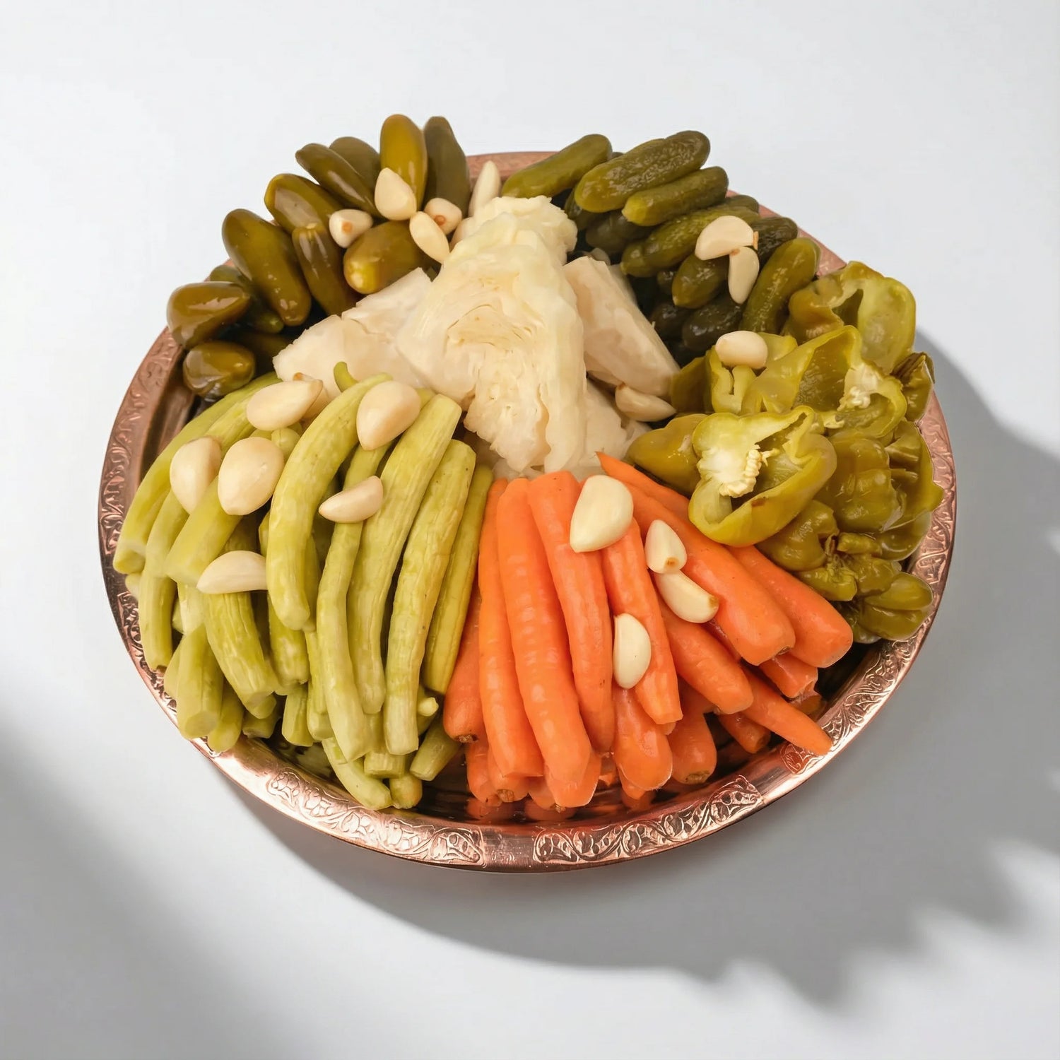 Acısız Karışık Turşu 5 Litre Pet Kavanoz – Ev Yapımı Antep Usulü