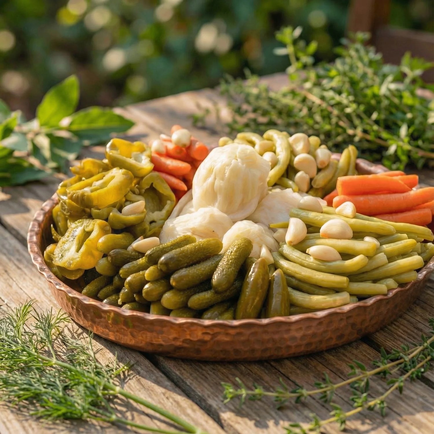 Acılı Karışık Turşu 5'Litre Kavanoz Yeni Mahsul