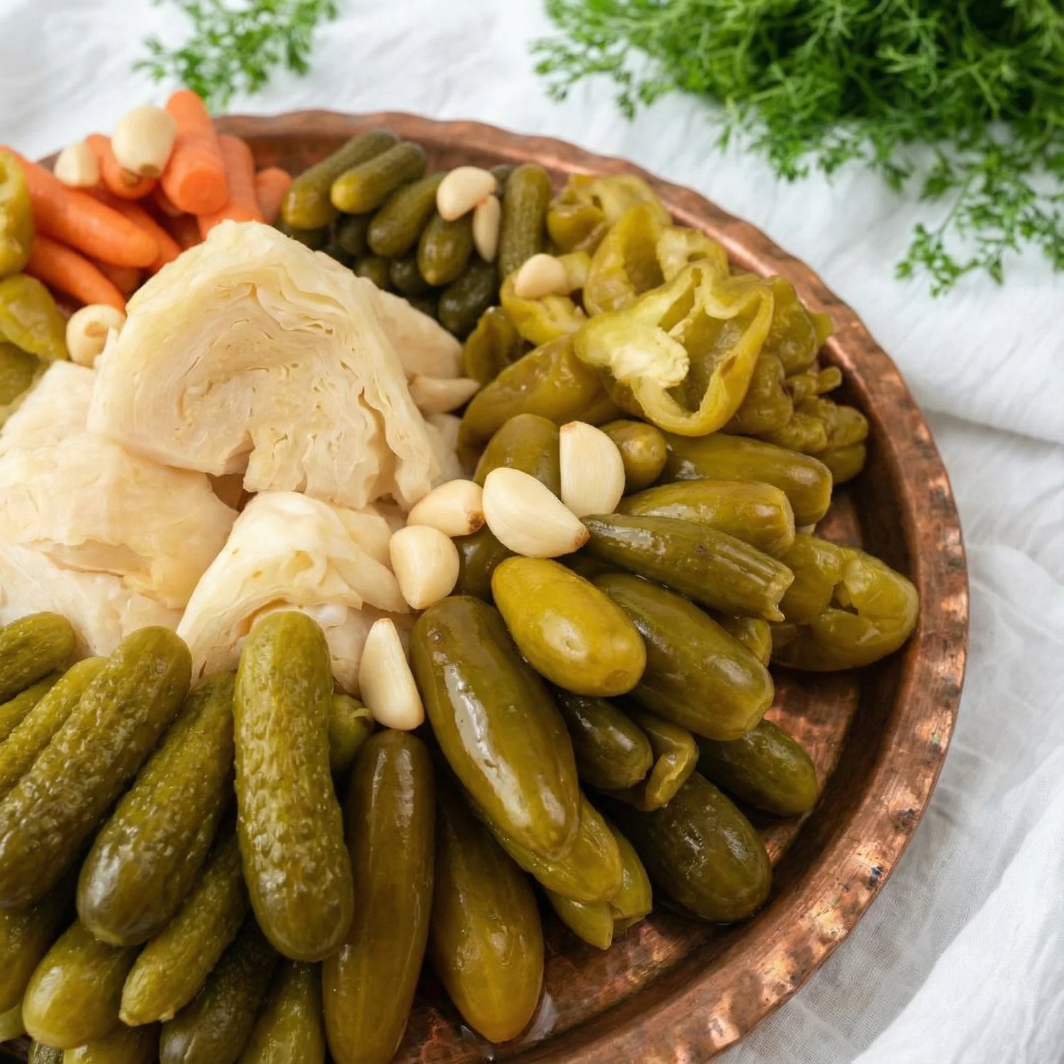 Acılı Karışık Turşu 5'Litre Kavanoz Yeni Mahsul