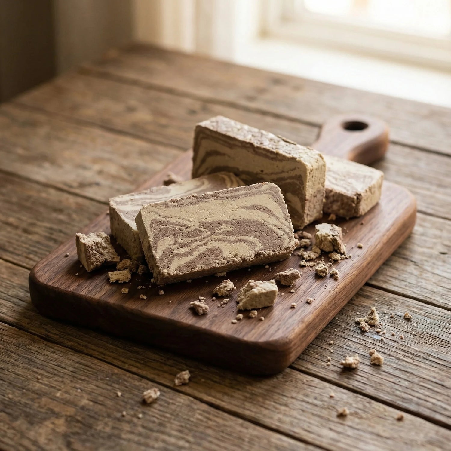 Kakaolu Helva 500g – Tahin ve Kakaonun Katkısız Efsane Buluşması