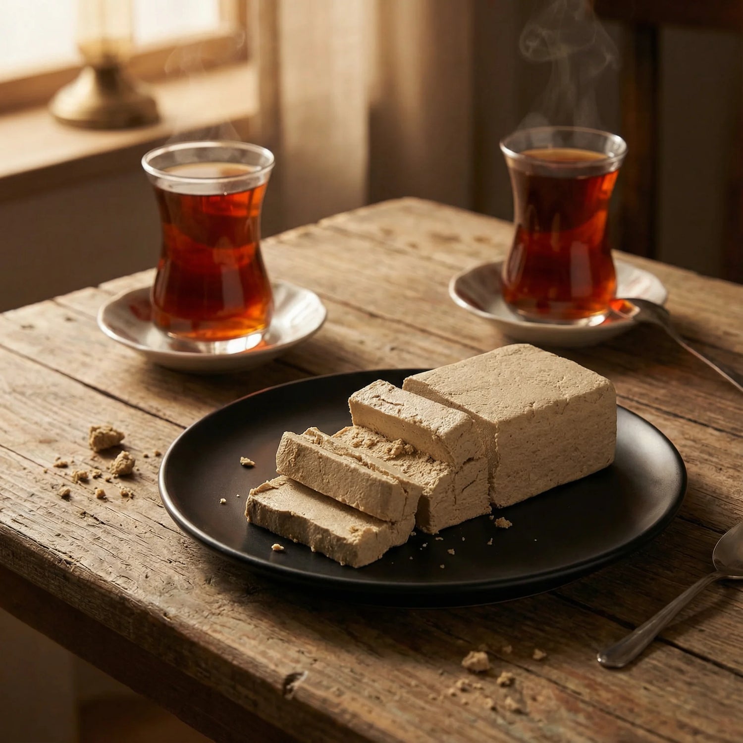 Sade Helva 500g – Geleneksel Tahin Lezzeti, Katkısız ve Yumuşak Kıvam