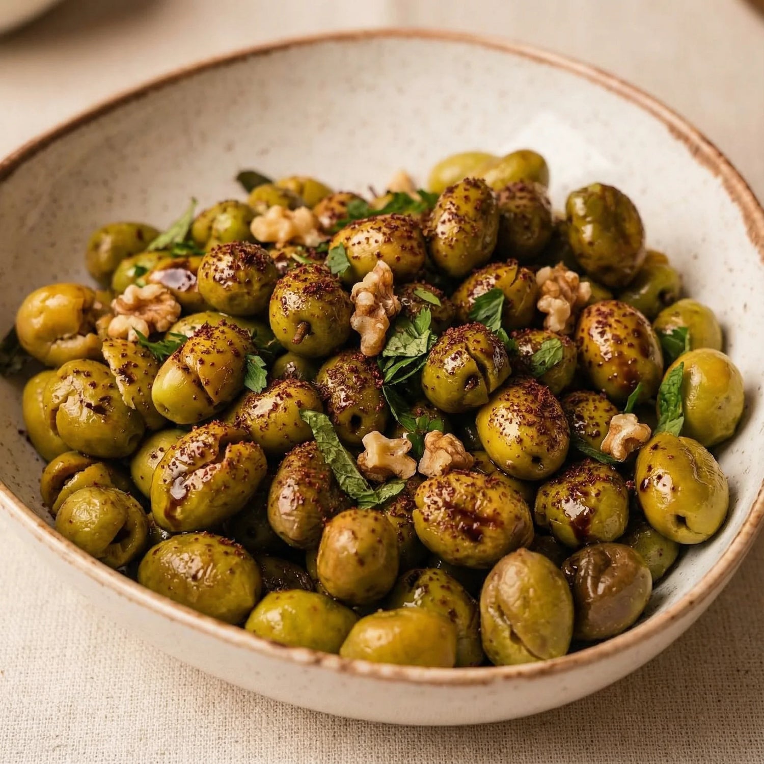 Gaziantep Taş Kırma Yeşil Zeytin – Ev Yapımı ve Katkısız