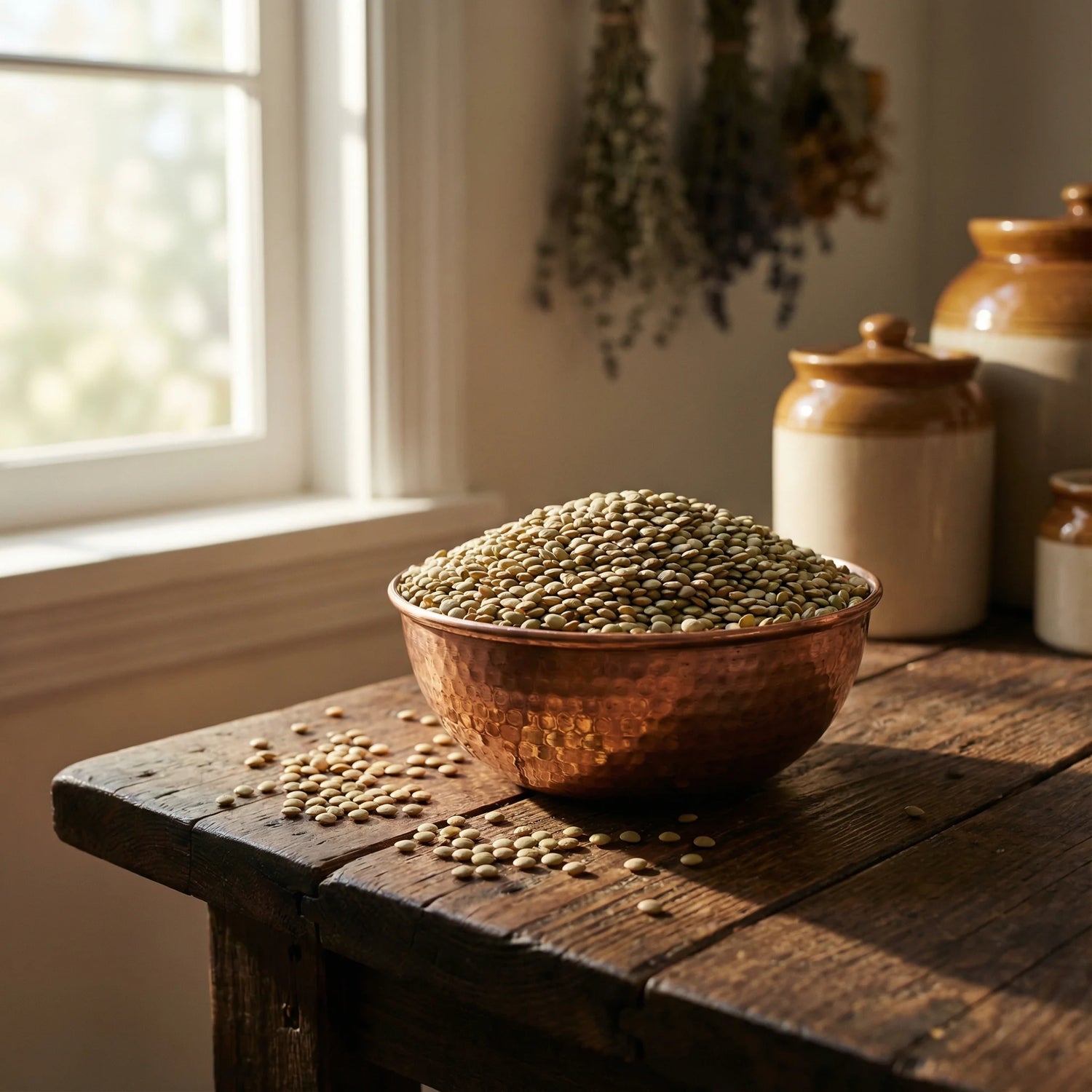 Yerli Yeşil Mercimek 1 Kg – Doğal, Temiz ve Katkısız