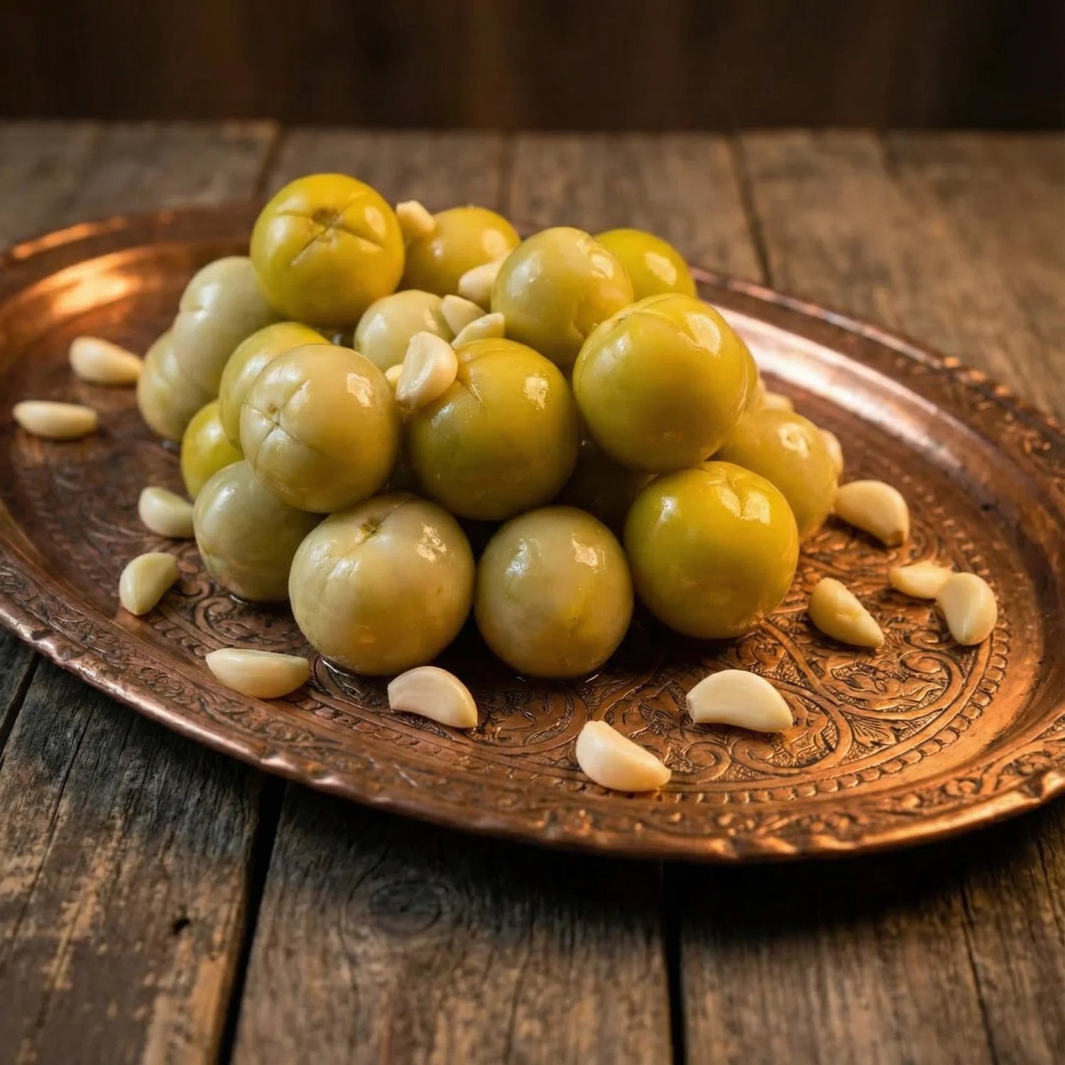 Çağla Domates Turşusu 1700cc Cam Kavanoz – Ev Yapımı Antep Usulü