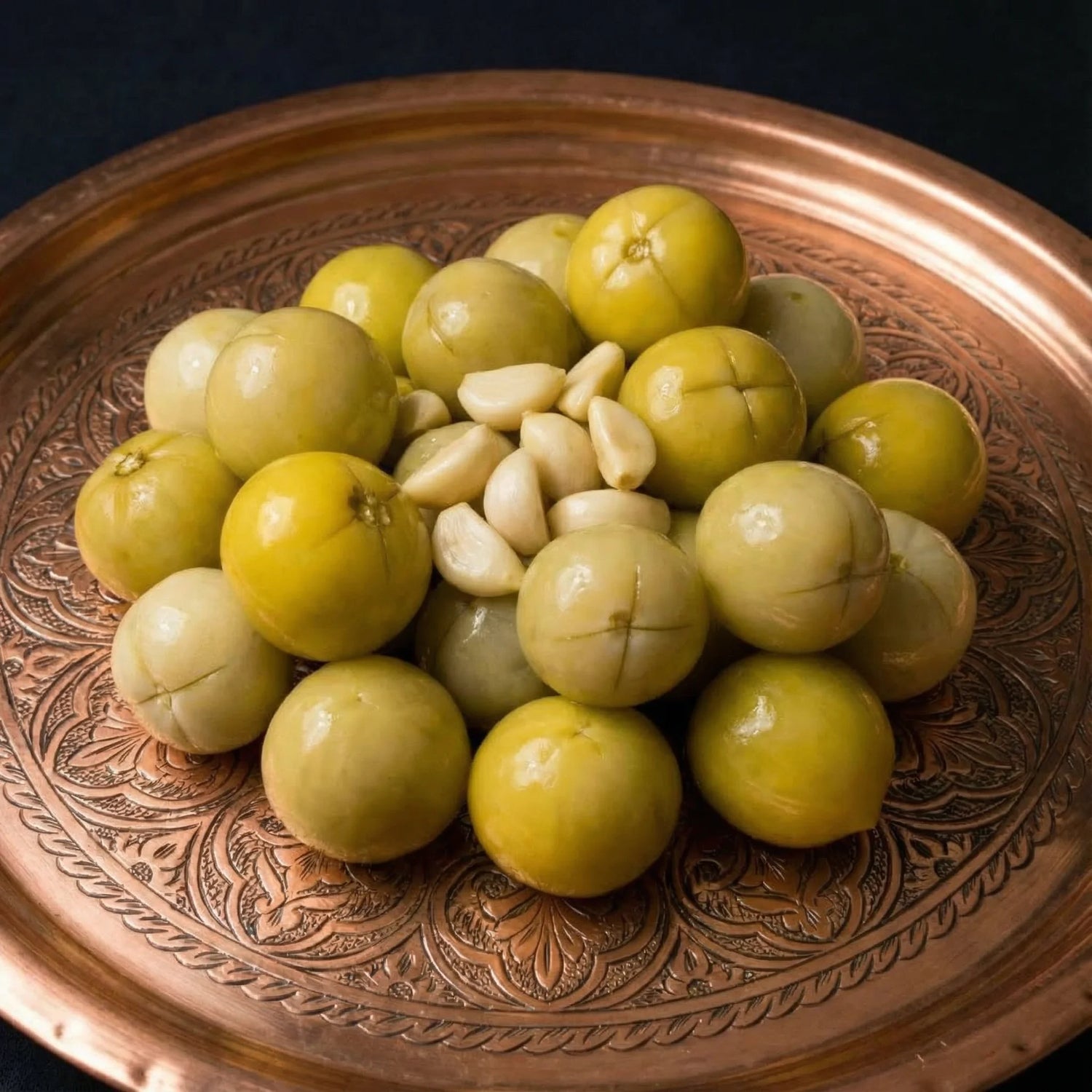 Çağla Domates Turşusu 1000cc Cam Kavanoz – Ev Yapımı Antep Usulü