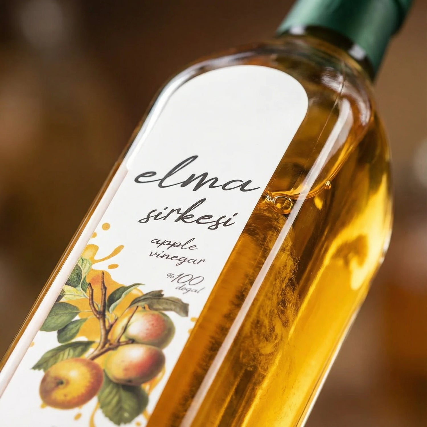 Elma Sirkesi 500 ml – Doğal Fermente, Katkısız ve Cam Şişe