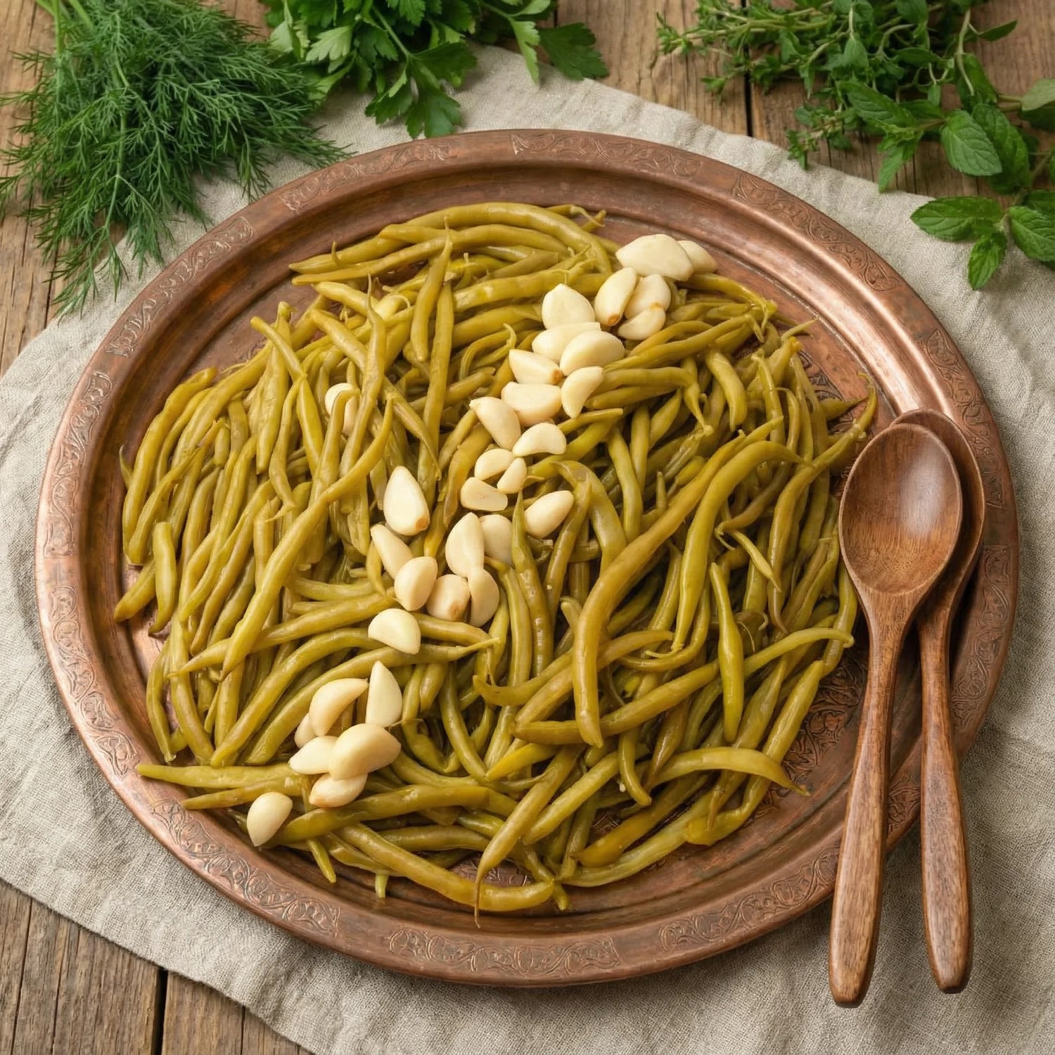 Acılı Fasulye Turşusu 5 Litre Kavanoz – Gaziantep Usulü, Doğal & Katkısız