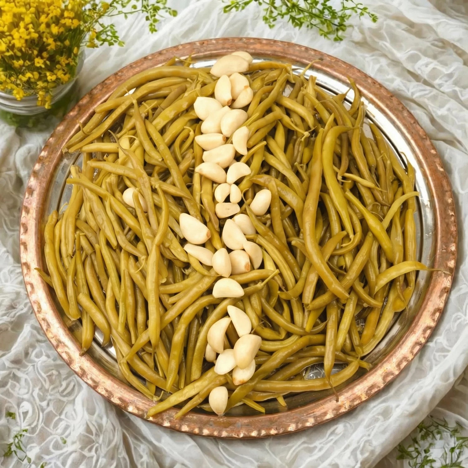 Fasulye Turşusu 1700cc Cam Kavanoz – Ev Yapımı Antep Usulü