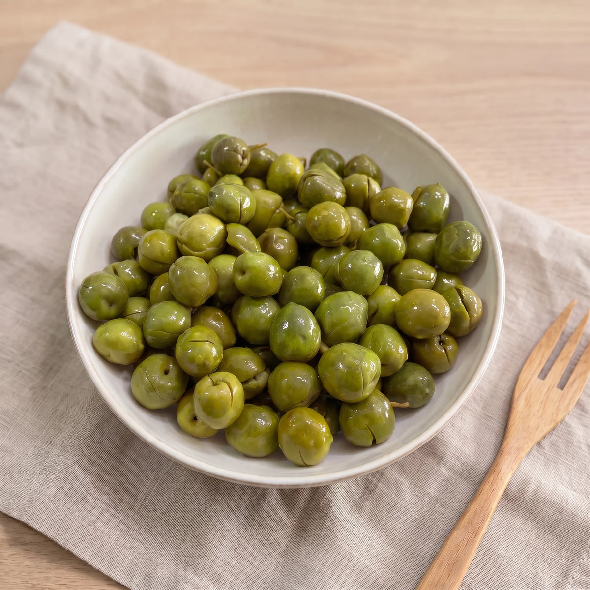 İri Halhalı zeytin üstten görünüm