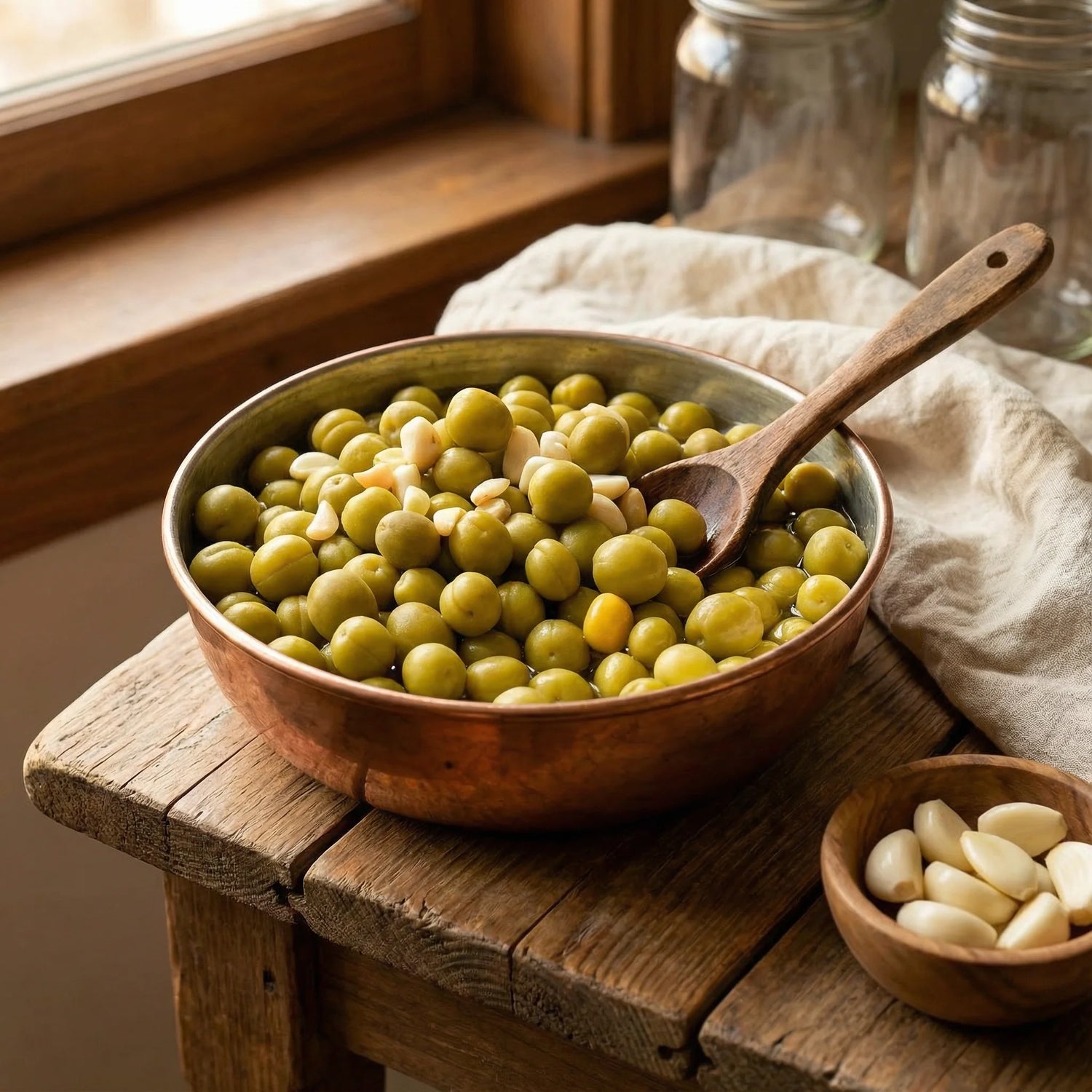 Kayısı Çağlası Turşusu 1000cc Cam Kavanoz – Ev Yapımı Antep Usulü Çıtır Lezzet