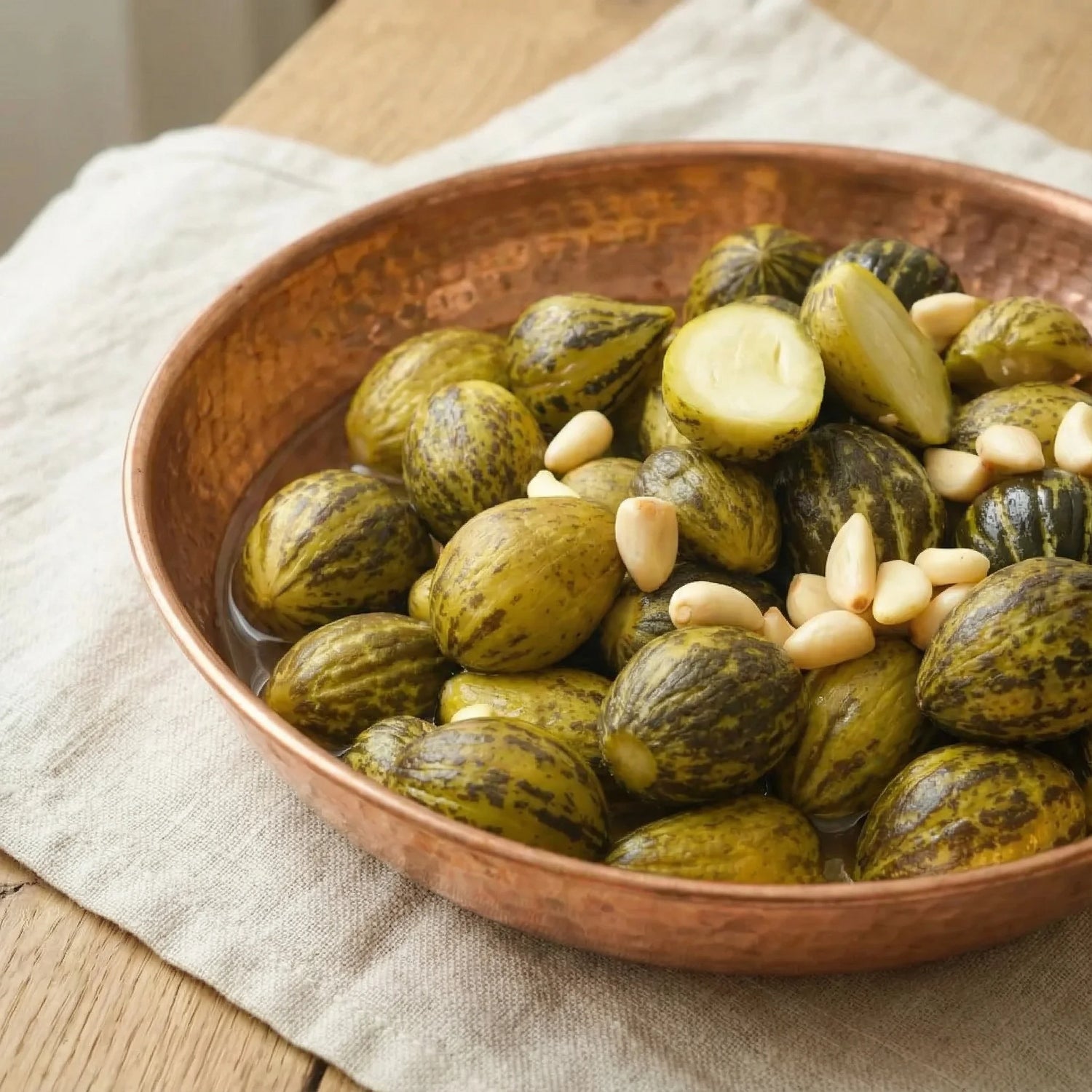 Kelek Turşusu 1000cc Cam Kavanoz – Ev Yapımı Gaziantep Usulü