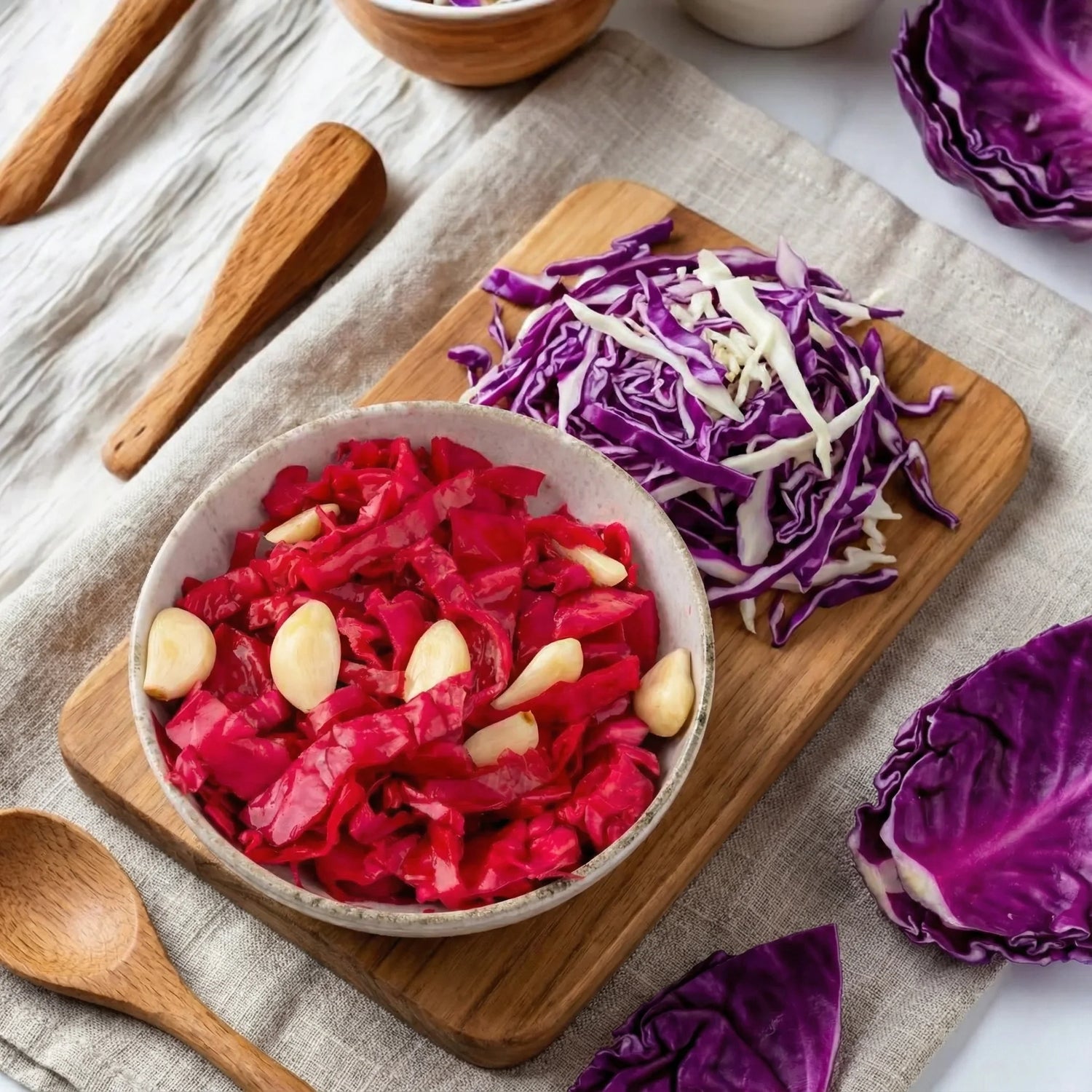 Kırmızı Lahana Turşusu 1700cc Cam Kavanoz – Ev Yapımı Antep Usulü