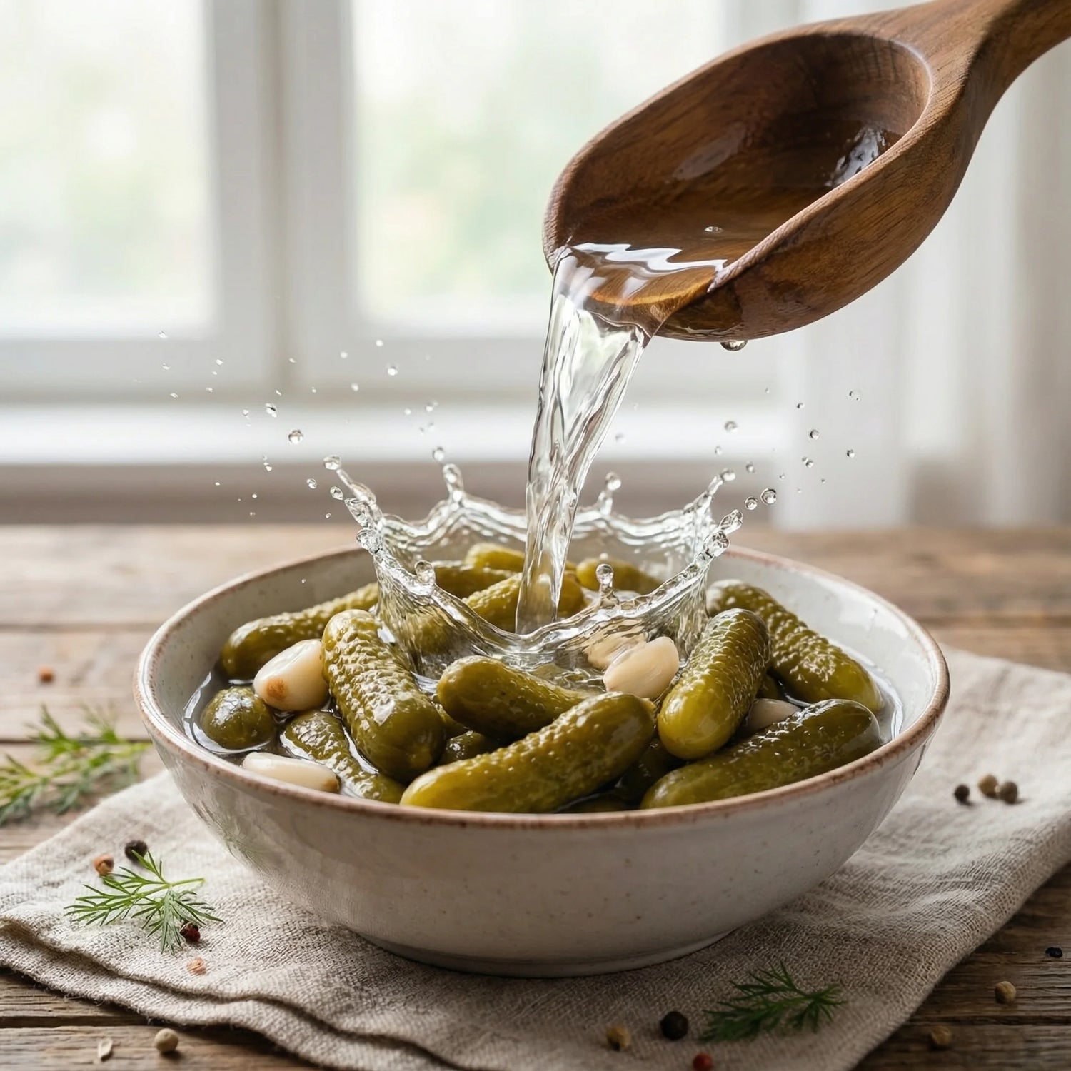 Kornişon Turşusu 1700cc Cam Kavanoz – Ev Yapımı Antep Usulü