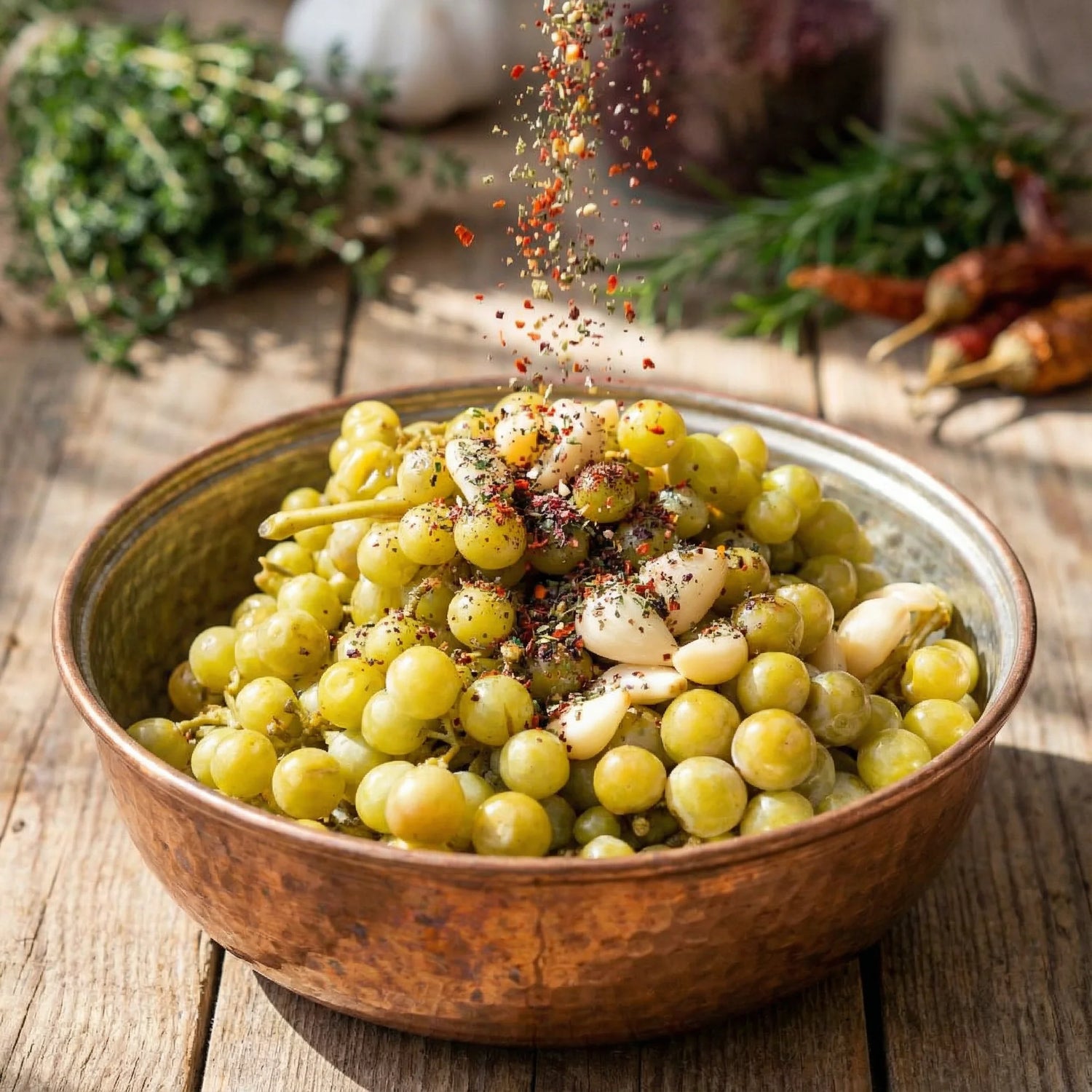 Koruk Turşusu 1000cc Cam Kavanoz – Ev Yapımı Antep Usulü