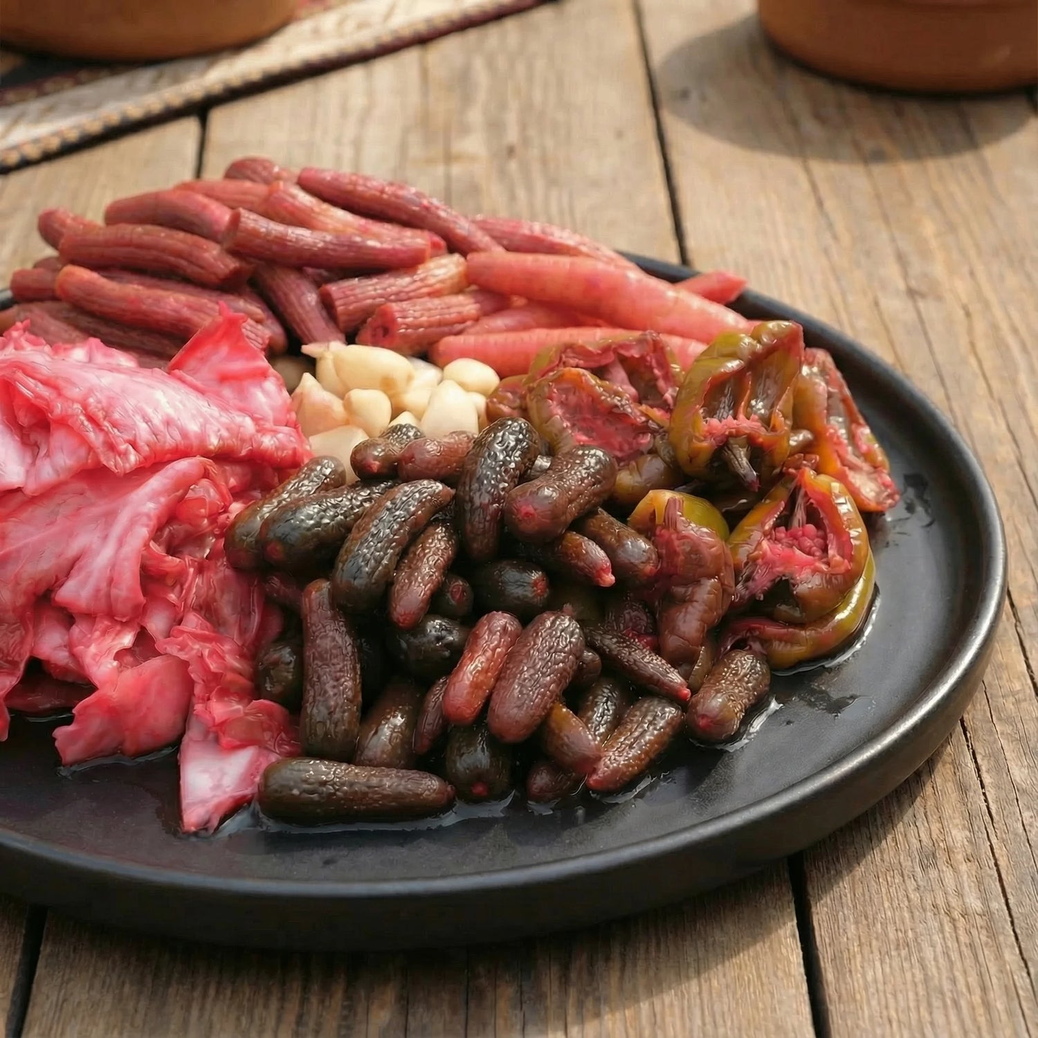 Acısız Kırmızı Pancar Sulu Karışık Turşu – Antep Usulü Kütür Lezzet | Budabenimolsun 5 L Pet Kavanoz