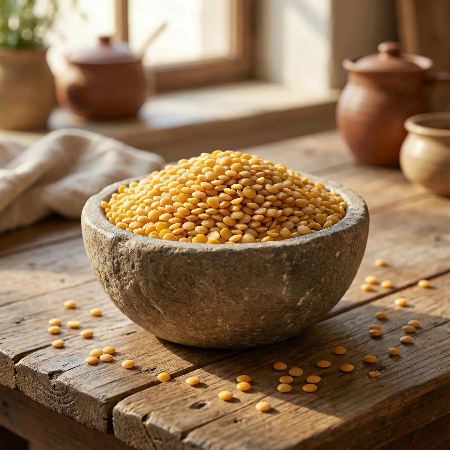 Yerli Sarı Mercimek 1 Kg – Doğal, Temizlenmiş ve Katkısız