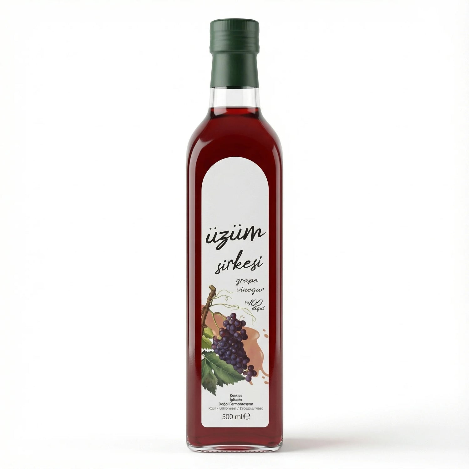 Üzüm Sirkesi 500 ml – Doğal, Katkısız ve Geleneksel Üretim