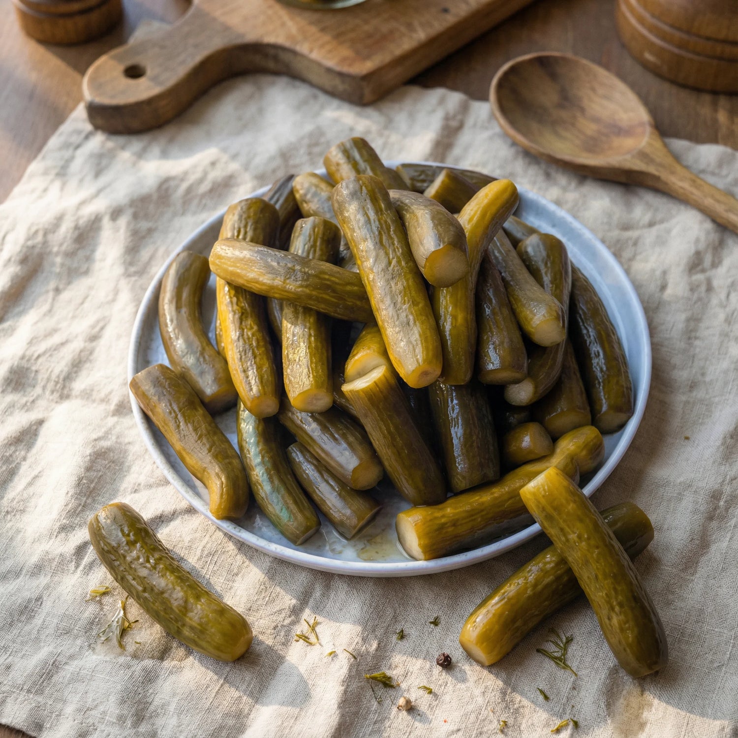 Çıtır Salatalık Turşusu 1000cc Cam Kavanoz – Ev Yapımı Antep Usulü